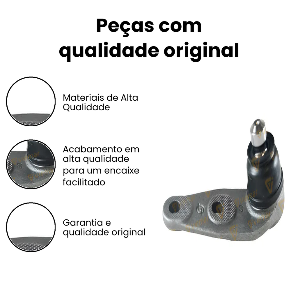 Pivô Suspensão Dianteira Dir. Inferior Parati Gol - Imagem 3