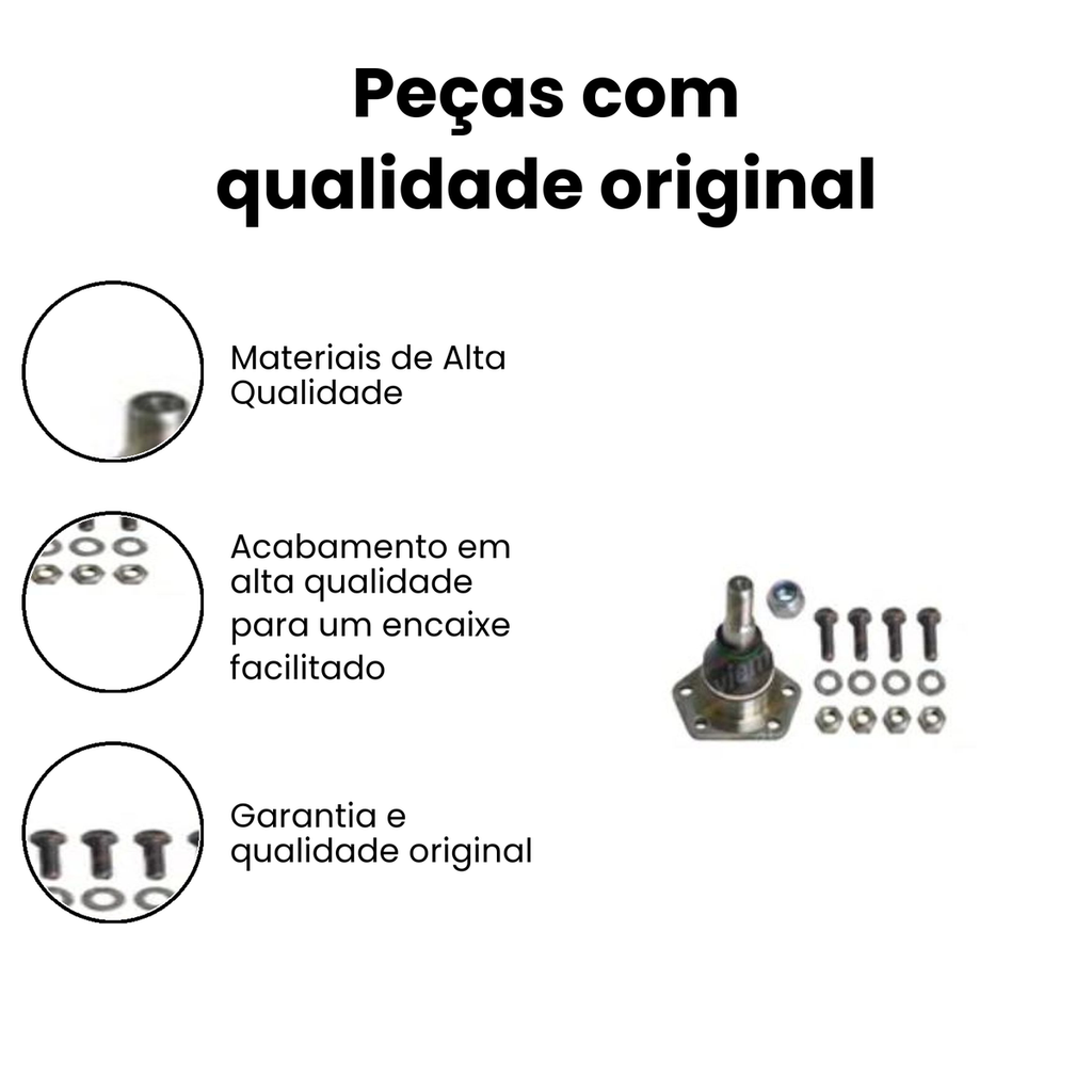 Pivô Suspensão Dianteira Bonanza (Dir/Esq) VIEMAR - Imagem 3