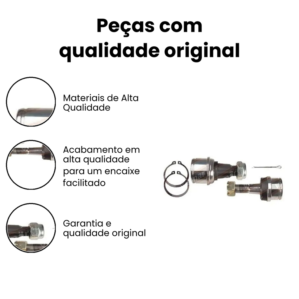 Kit Pivô Suspensão Dianteira F-4000 Direito/Esquerdo VIEMAR - Imagem 3