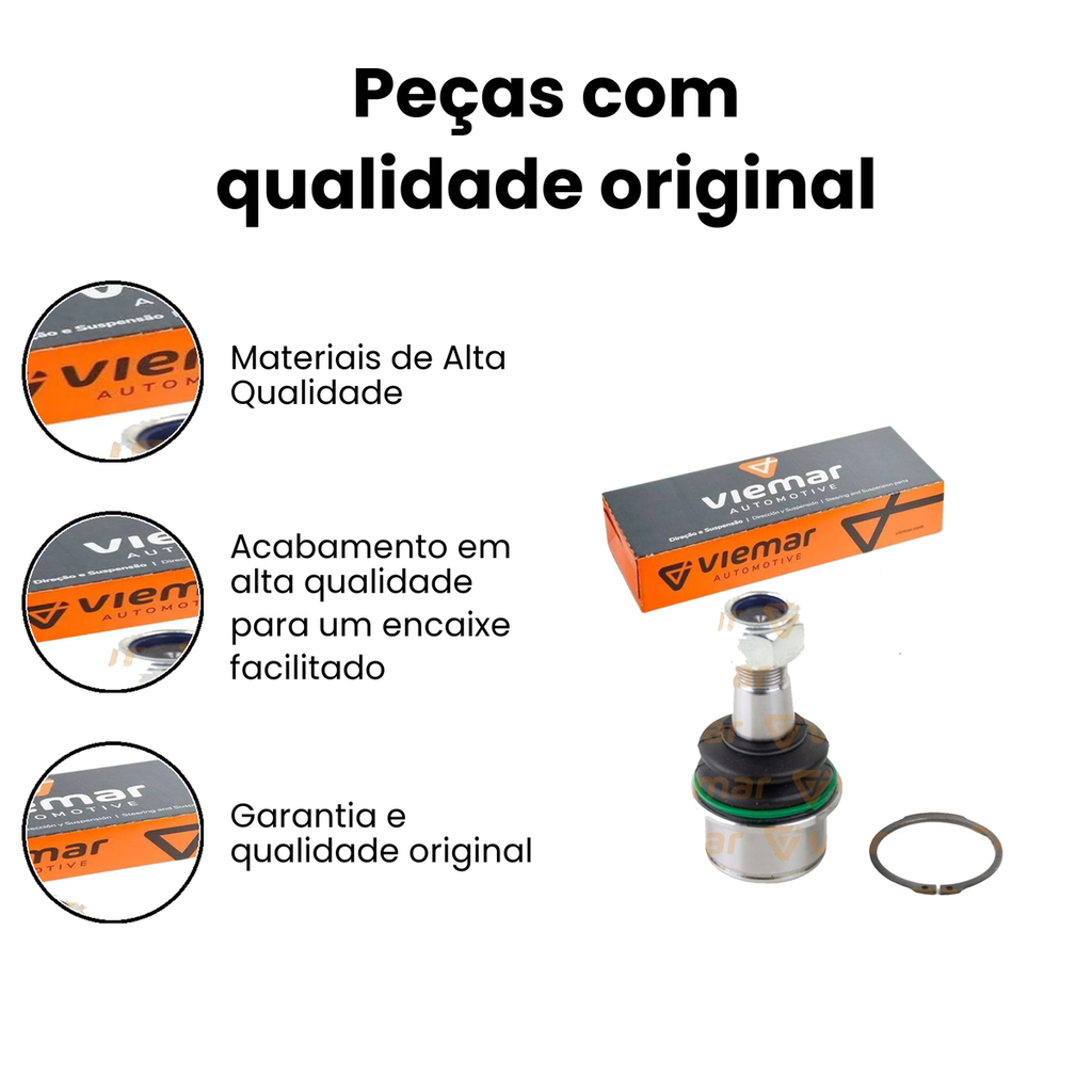 Pivô Suspensão Dianteira Inferior BESTA - VIEMAR - Imagem 3