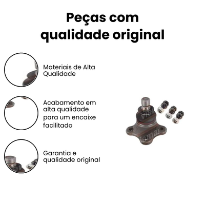 Pivô Suspensão Dianteira Inferior Fiesta (Dir/Esq) - Imagem 3