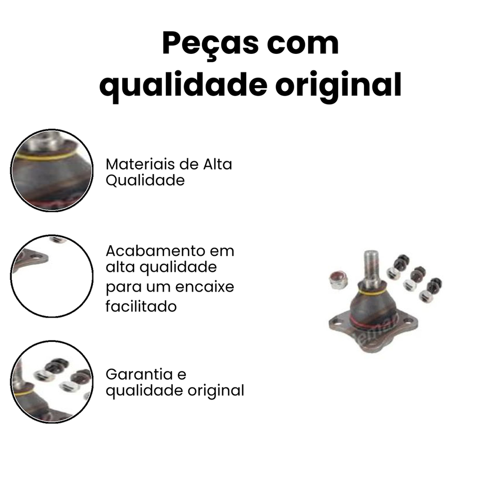 Pivô Suspensão Dianteira Palio (Dir/Esq) - VIEMAR - Imagem 3