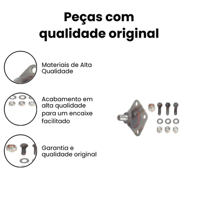 Pivô Suspensão Dianteira Dir/Esq Inferior Strada - Imagem 3