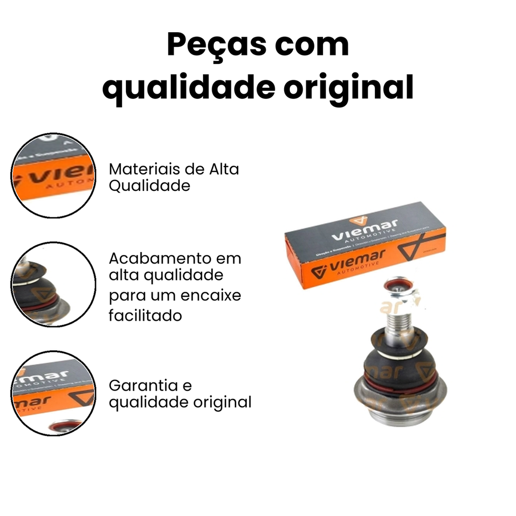 Pivô Suspensão Dianteira DS5 307 Direito/Esquerdo VIEMAR - Imagem 3