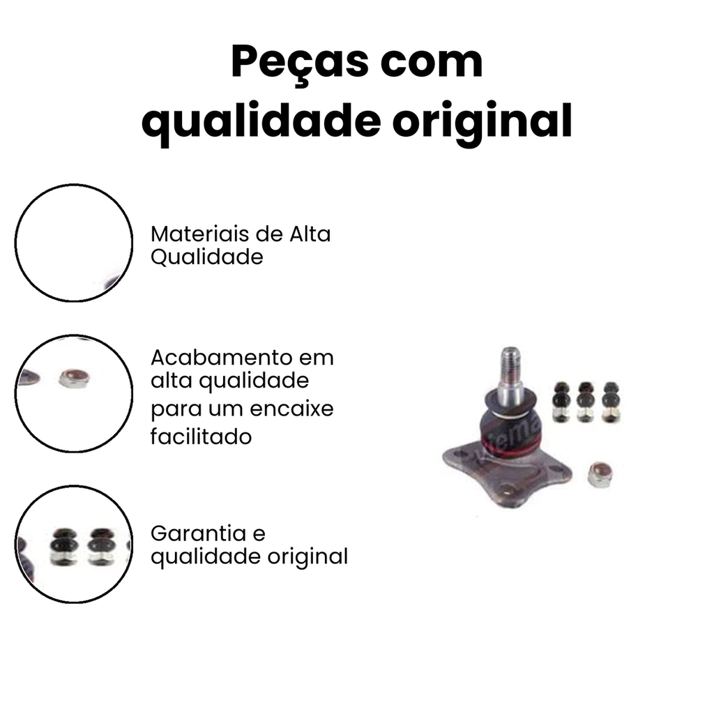 Pivô Suspensão Dianteira Esquerda Inferior Golf - Imagem 3