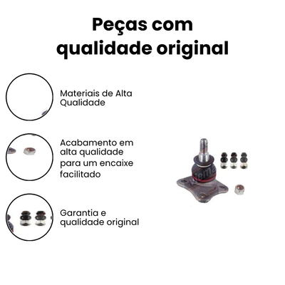 Pivô Suspensão Dianteira Esquerda Inferior Golf - Imagem 3