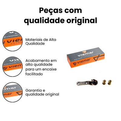 Pivô Suspensão Dianteira Inferior Prisma Corsa VIEMAR - Imagem 3