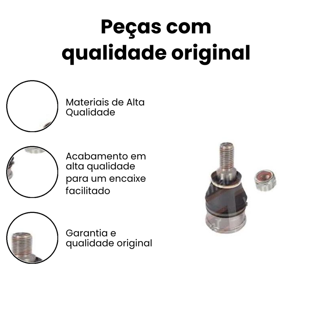Pivô Suspensão Dianteira Inferior Fit - VIEMAR - Imagem 3
