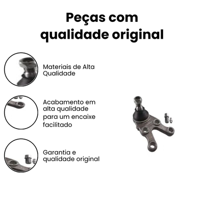 Pivo Suspensão Dianteiro Esquerdo Inferior L200 - Imagem 3