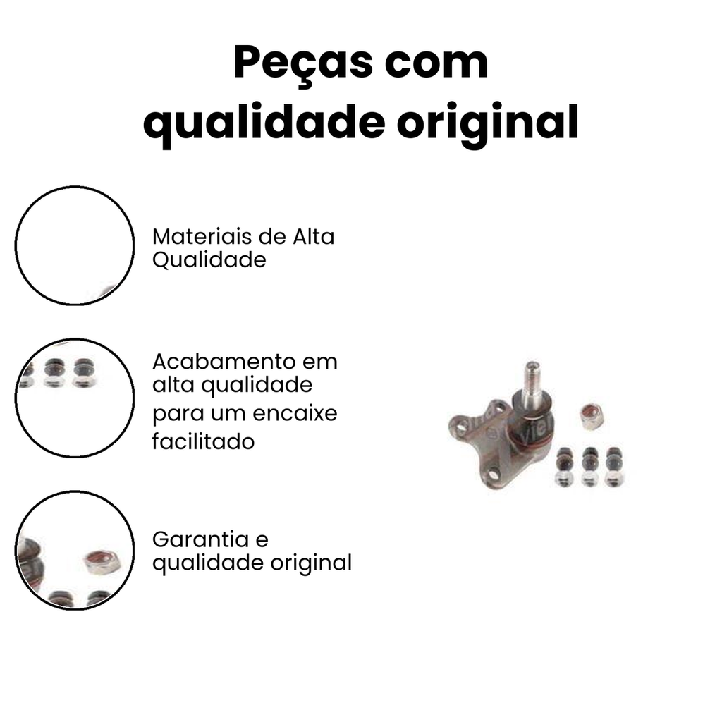 Pivô Suspensão Dianteira Inferior Polo - Viemar - Imagem 3