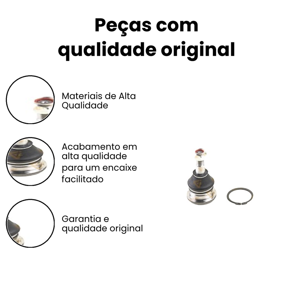 Pivô Suspensão Dianteira Hilux Superior VIEMAR - Imagem 3