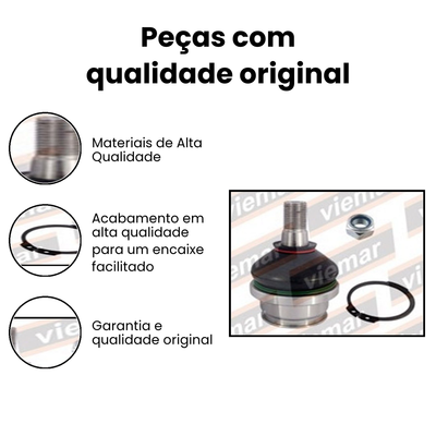 Pivô Suspensão Dianteira Hilux Direito/Esquerdo - Imagem 3