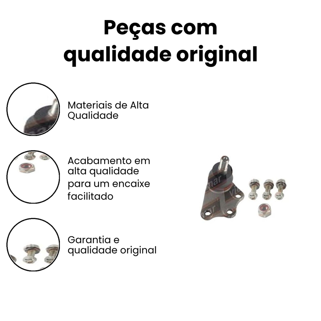 Pivô Suspensão Dianteira Esquerda Inferior Doblo - Imagem 3