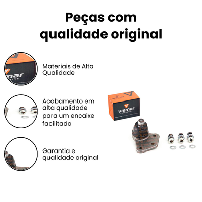 Pivô Suspensão Dianteira Esquerda Inferior Palio - Imagem 3