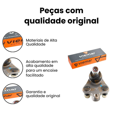 Pivô Suspensão Dianteira Corolla (Dir/Esq) - VIEMAR - Imagem 3