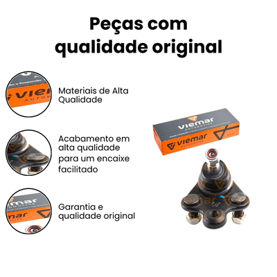 Pivô Suspensão Dianteira Civic Direito/Esquerdo - VIEMAR - Imagem 3