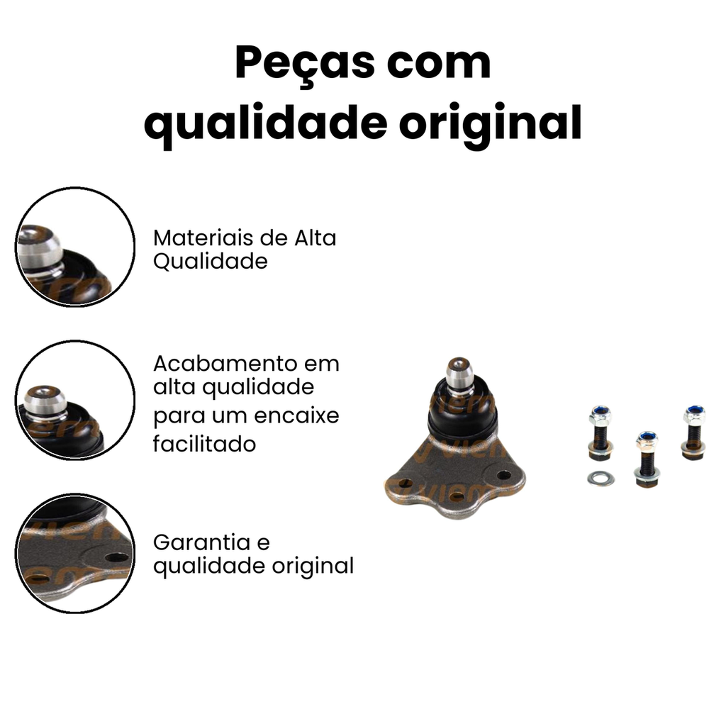 Pivô Suspensão Dianteira Esquerda Inferior Strada - Imagem 3