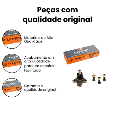 Pivô Suspensão Dir/Esq Inferior Onix - VIEMAR (503461) - Imagem 3