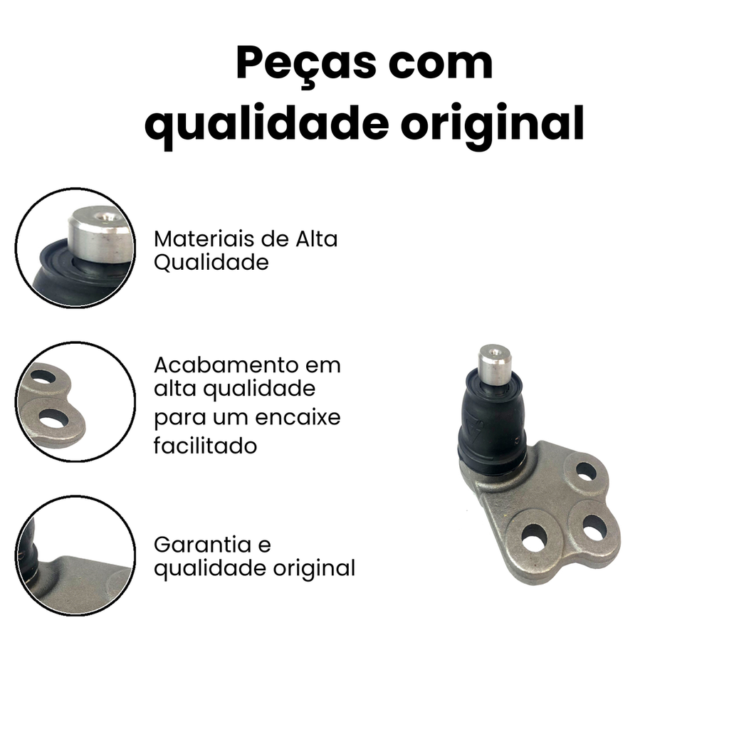 Pivô Suspensão Dianteira Inferior Fastback Pulse - Imagem 3