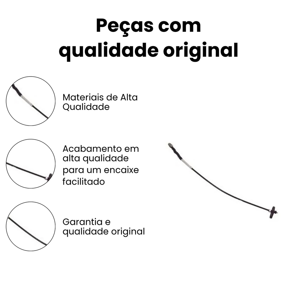 Cabo Acelerador Dianteiro Toyota Bandeirante - Imagem 3