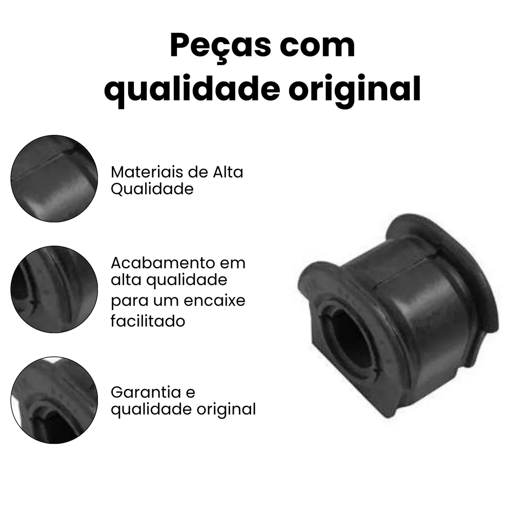 BUCHA DA BARRA ESTABILIZADORA DIANTEIRA DIREITA E ESQUERDA FIAT 511.5405 - Imagem 3