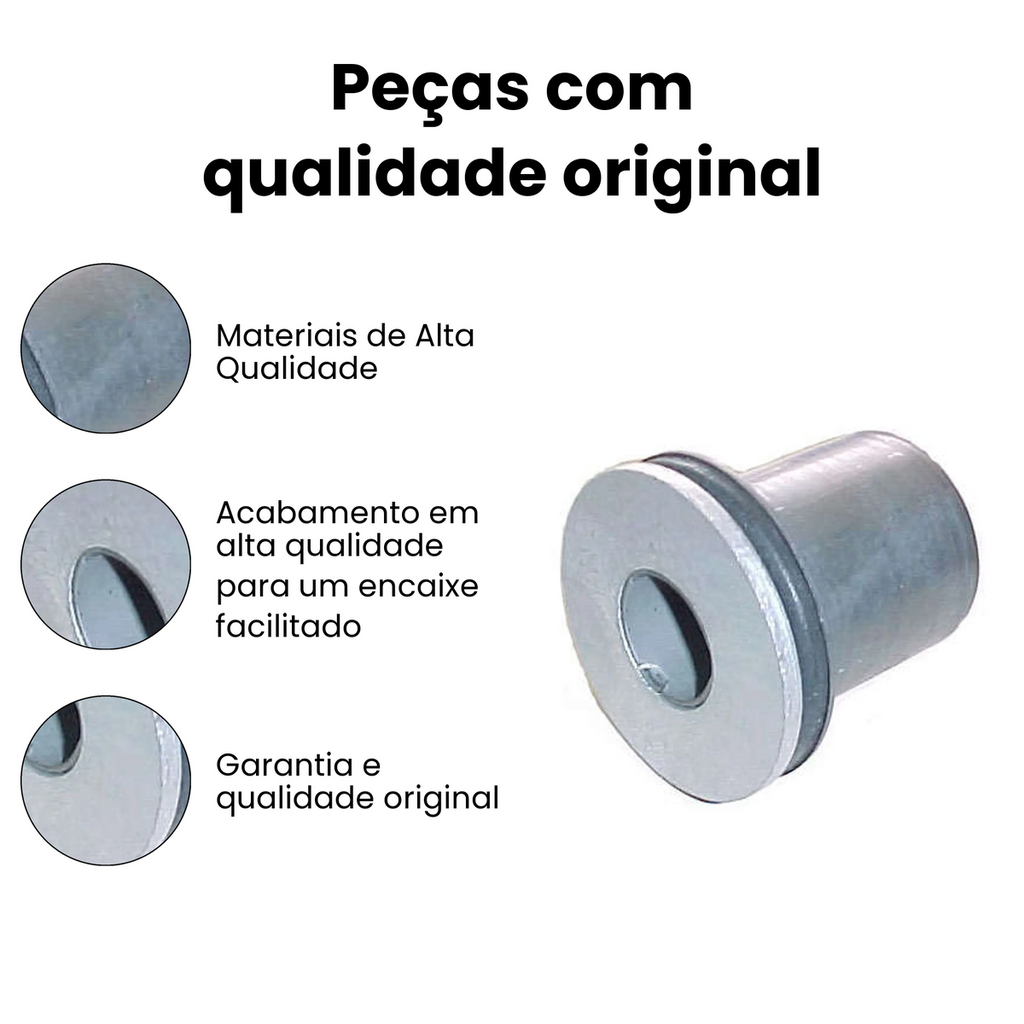 Bucha da Bandeja Traseira Direita/Esquerda para Suspensão RENAULT 511.5527A - Imagem 3