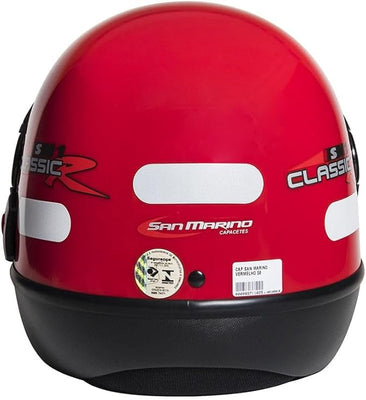 Capacete San Marino Vermelho - Imagem 5