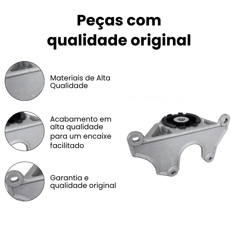 Coxim Motor Tras Esq Fiat Doblo 2001-2021 - Imagem 3