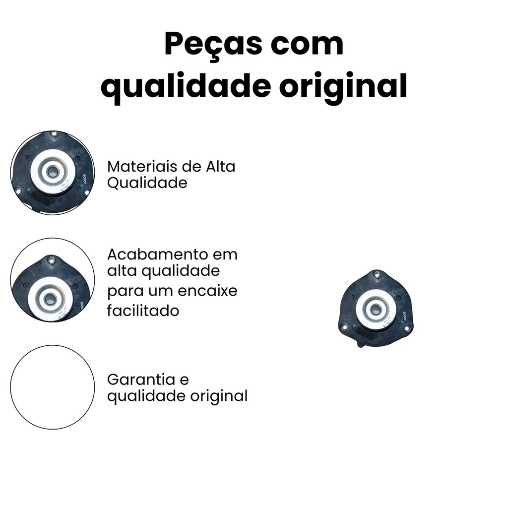 Coxim de Amortecedor Direito e Esquerdo VOLKSWAGEN | AUDI 521.2868 - Imagem 3