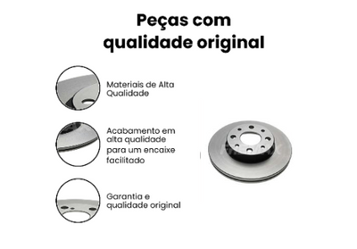 Disco de Freio Dianteiro Ventilado Fremax - Siena Uno - Imagem 3