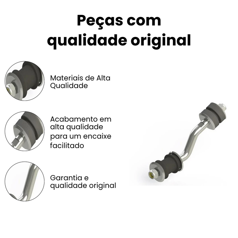 Par Bieleta Dianteira Direita Esquerda Volkswagen Quantum 1993-2 - Imagem 3