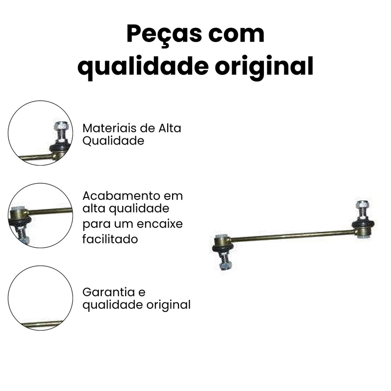 Bieleta Dianteira Direita Esquerda Toyota Corolla 2003 - Imagem 3