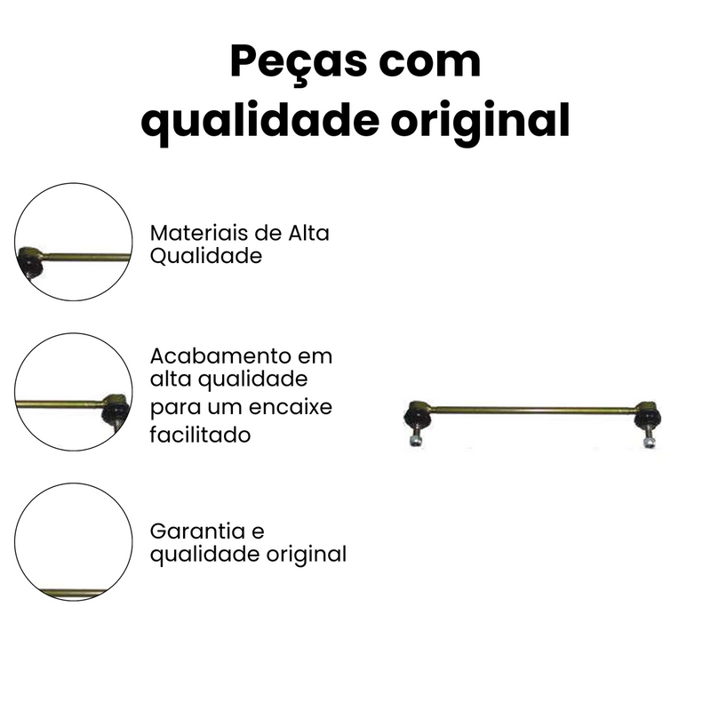 Bieleta Dianteira Peugeot 2008 1999-2010 206 2004-2020 207 2 - Imagem 3