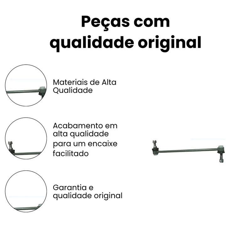 Bieleta Dianteira Direita Esquerda Citroen C4 2001-2013 C4 G - Imagem 3