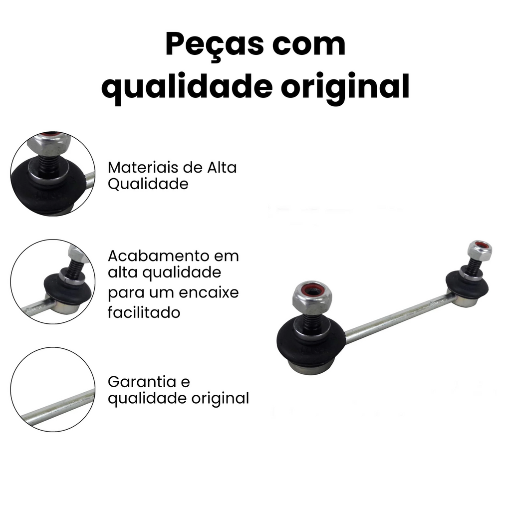Bieleta Estabilizadora Traseira Direita e Esquerda FIAT 531.2157 - Imagem 3