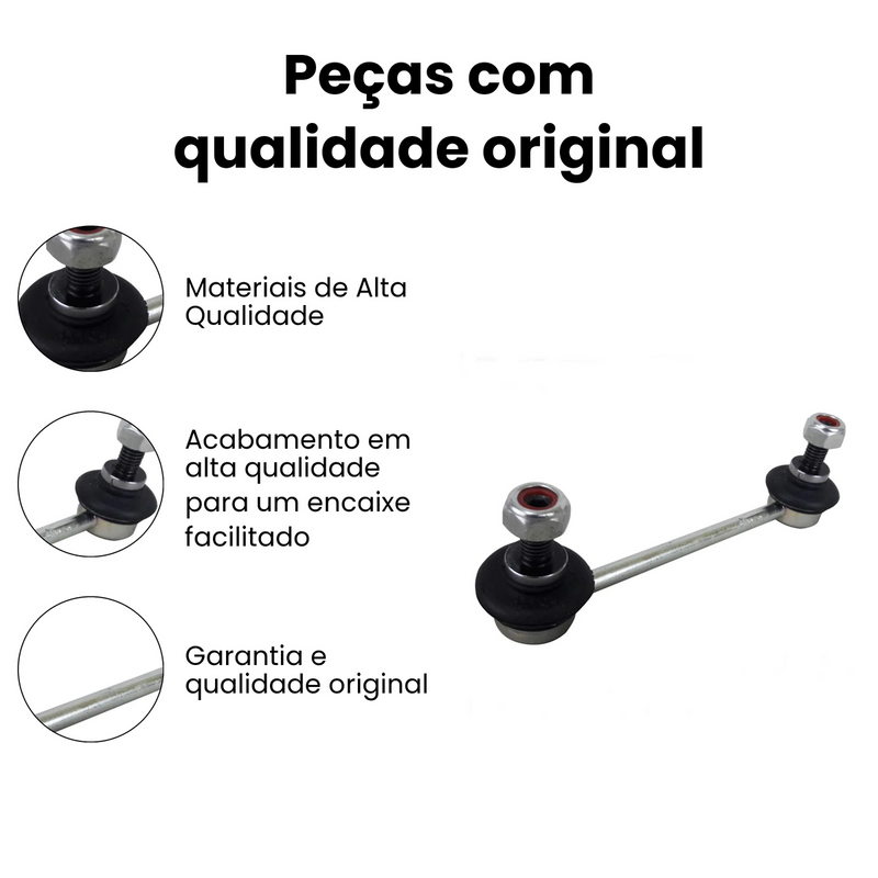 Bieleta Traseira D E Fiat Doblo 2002-2010 Idea 2006-2012 - Imagem 3