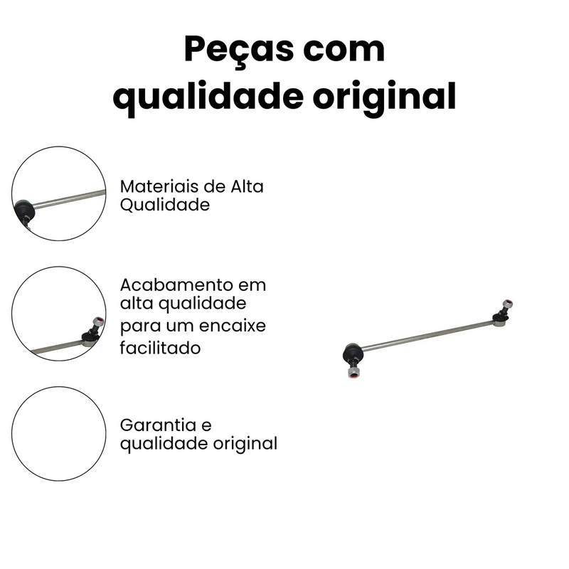Bieleta Dianteira Dir Esq Axios Volkswagen Jetta 2011-2017 P - Imagem 3