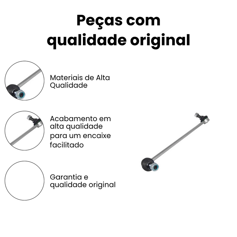 Bieleta Dianteira Direita Esquerda VW Golf 2013-2019 Fusca N - Imagem 3