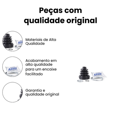 Kit Coifa Homocinetica Lado Cambio Ford Fiesta 1.0 1.3 1.4 1 - Imagem 3