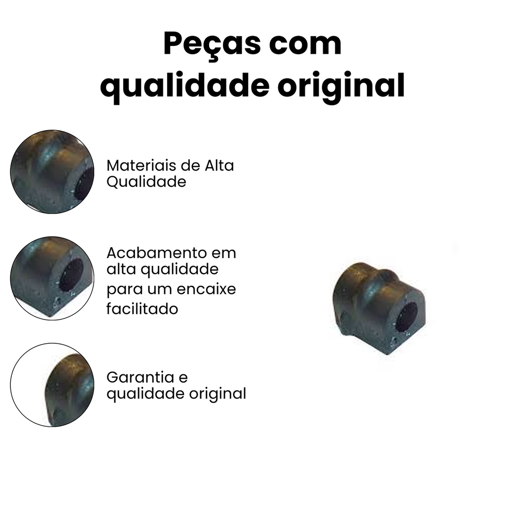 Bucha da Barra Estabilizadora Dianteiro Direito / Esquerdo CHEVROLET 541.5508 - Imagem 3