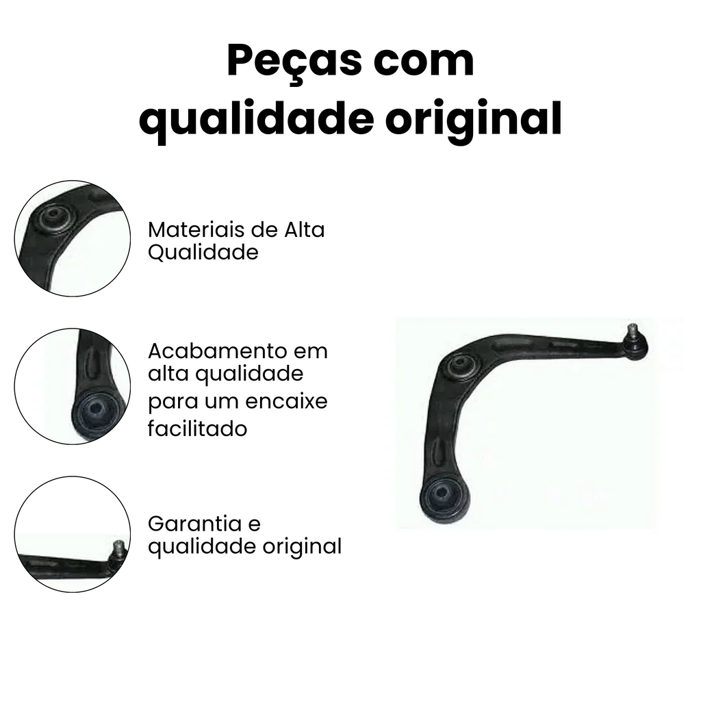 Bandeja Suspensão Dianteira Esquerda Peugeot 207 1.4 1.6 Fle - Imagem 3