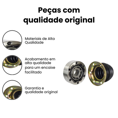 Junta Homocinética Deslizante Dianteira Câmbio Astra - Imagem 3