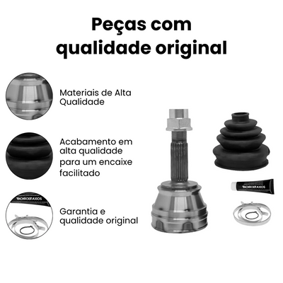 Junta Homocinética Fixa Dianteira Axios Uno 1.0 1.3 1.4 1.5 - Imagem 3