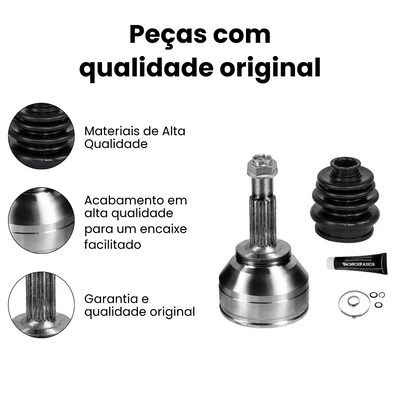 Junta Homocinética Dianteira Axios Ford Focus 1.6 1.8 2.0 Fl - Imagem 3
