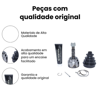 Junta Homocinetica Lado Roda LD LE Corsa Furgão 1.6 2000 a 2 - Imagem 3