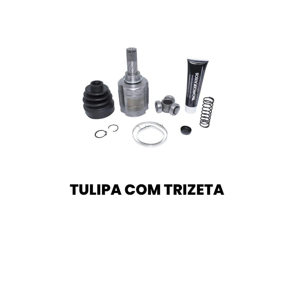 Tulipa Trizeta Dianteira Câmbio LE Axios Fiat Uno Palio Sien - Imagem 2