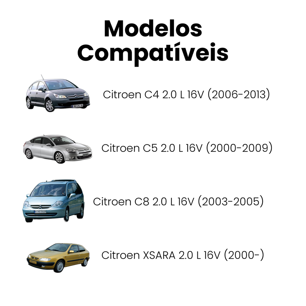 Correia Dentada Peugeot 307 308 407 408 Citroen C4 C5 C8 200 - Imagem 4