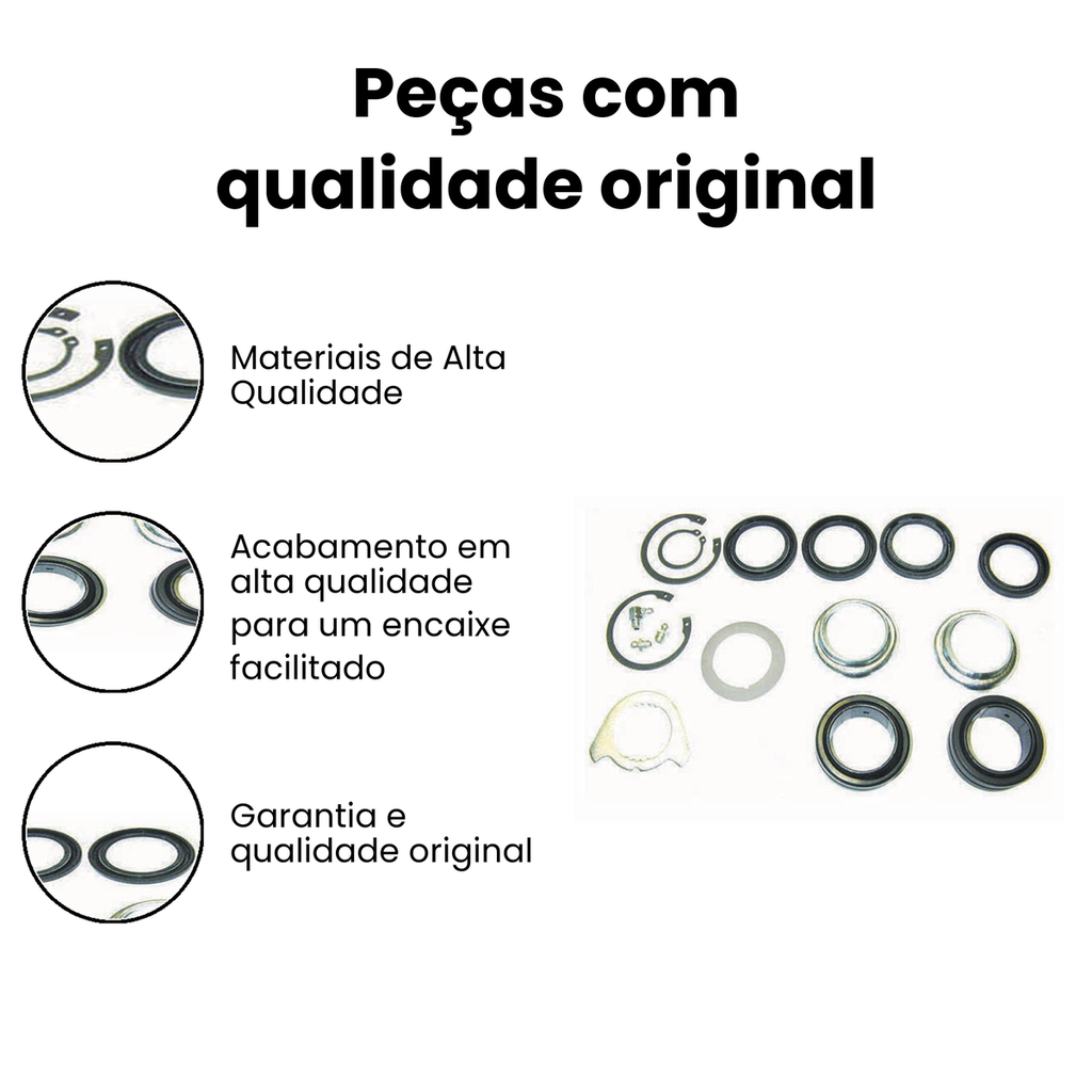 Kit Reparo Eixo Freio a Ar Traseiro Benz 814 - Imagem 3