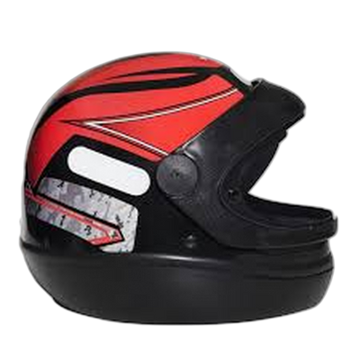 Capacete San Marino Oceano Preto/Vermelho - Imagem 1