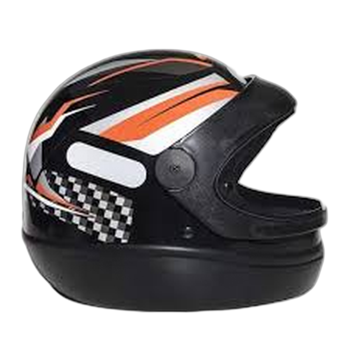 Capacete San Marino Diablo Preto/Laranja